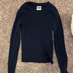 Harlow Midnight Blue Long Sleeve Top
